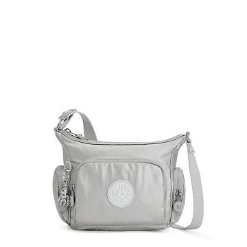 Kipling Gabbie Mini Metallic Crossbody Bags Bright Metallic | CA 1123LI